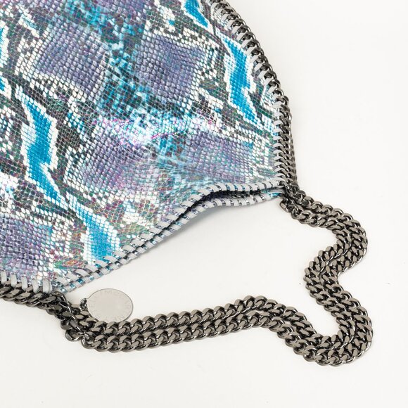 Stella McCartney Vegan Eco Python Oleographic Falabela Chain Tote - Picture 6 of 12